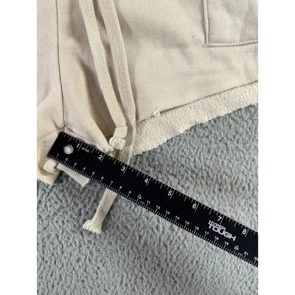 Relaxx Cargo Sweat Shorts Women Medium High Rise‎ Elastic Drawstring Waist Y2K - Image 6