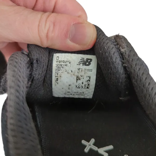 New Balance Fresh Foam X‎ 860v12 Women's 7.5 Black Road Running Shoes Sneakers - Image 8