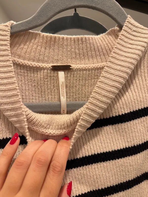 Free People Striped Easy Street Sweater - Image 3