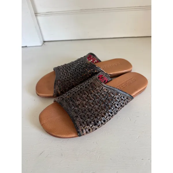 Bed Stu Minerva woven slide sandals size‎ 6.5 - Image 2