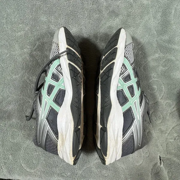 ASICS Gel Contend 4 Womens Running Shoes Sneakers Gray Mint Size 6 Cushion - Image 8