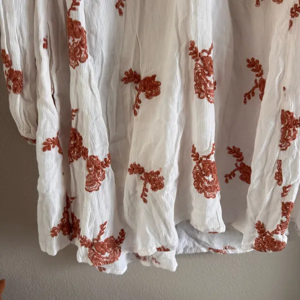 FREE PEOPLE Emma Embroidered‎ Mini Dress - Image 5