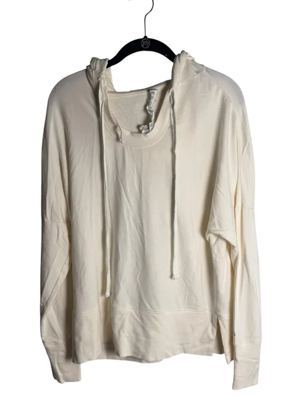 Alo Yoga Fluid Tunic Hoodie in cream Small - Image 2