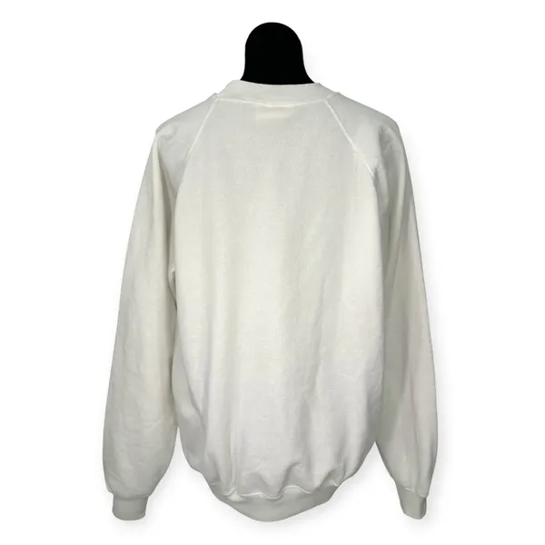 VINTAGE Dead Stock XL Handpainted by I'm Yours Halloween Witch Sweatshirt - Image 5
