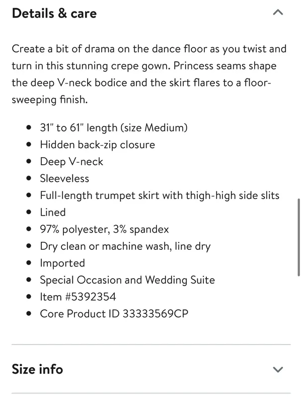 Dress The Population Iris Slit Crepe Gown - Image 4