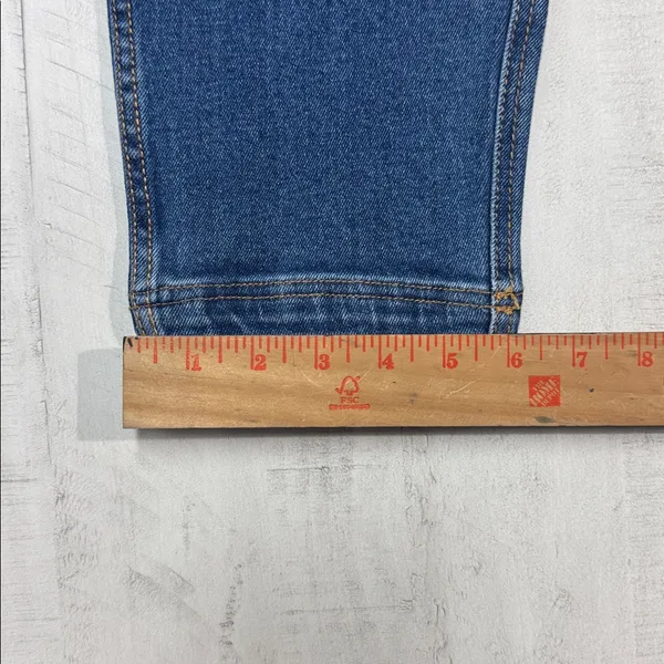 Martha Stewart mid rise skinny jeans medium blue size 18 - Image 6