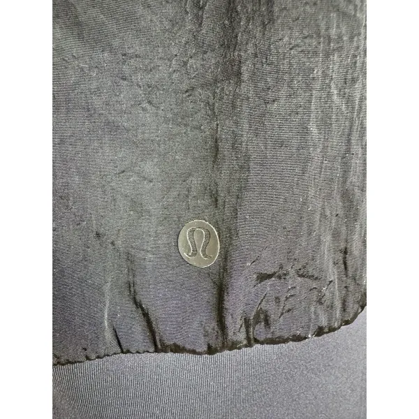 Lululemon Non-Stop Bomber Jacket Reversible Black Women's Size‎ 12 - Image 7