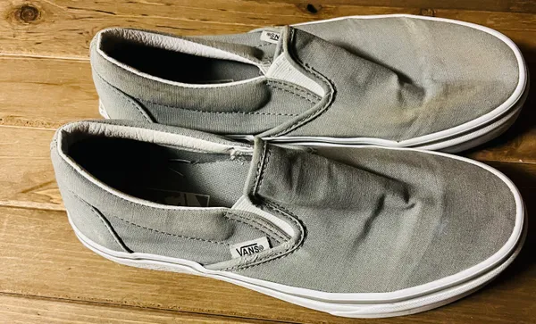 Vans grey slip on women's 7.5 - Image 5
