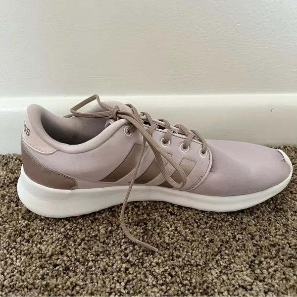 Adidas Light Purple Rose Gold CloudFoam QT Racers Size Women’s 8 - Image 5