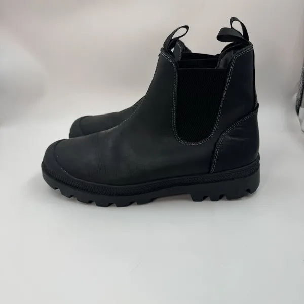 Steve Madden Insulate Waterproof Chelsea Boots Black Leather Men’s Size 8 - Image 9