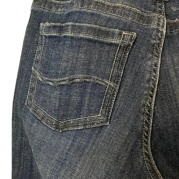 Lee Slender Secret Blue Jeans Size 4 Medium Crystal Accents Lower On The Waist - Image 10