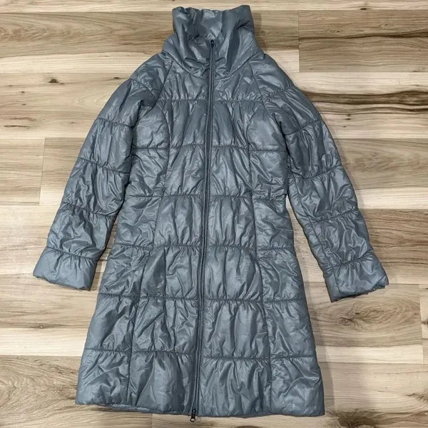 Patagonia Lidia Grey Parka Coat Women’s XS - Image 2