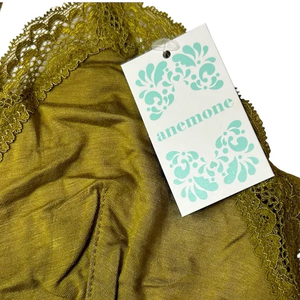 Anemone NWT  Olive Bralette. Size Large - Image 7