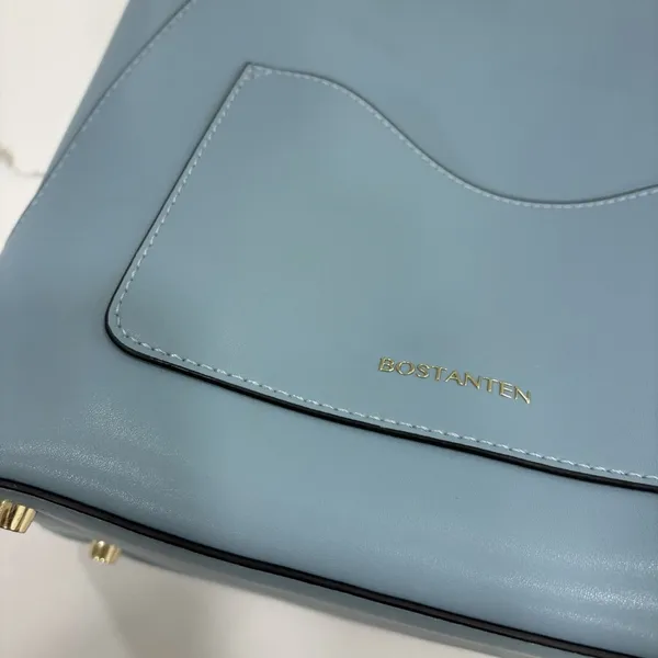 Bostanten Purse Blue Shoulder Bucket Tote Colorful Strap - Image 6