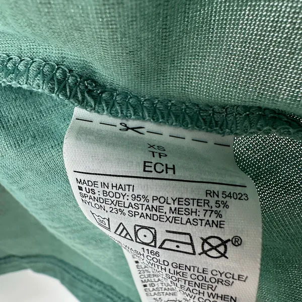Old Navy Active size XS green racer back tank top athletic wear‎ athleisure - Image 4