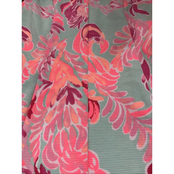 Lilly Pulitzer Love Birds Cove Tank Dress XS Textured Fit And Flare lined - Image 2