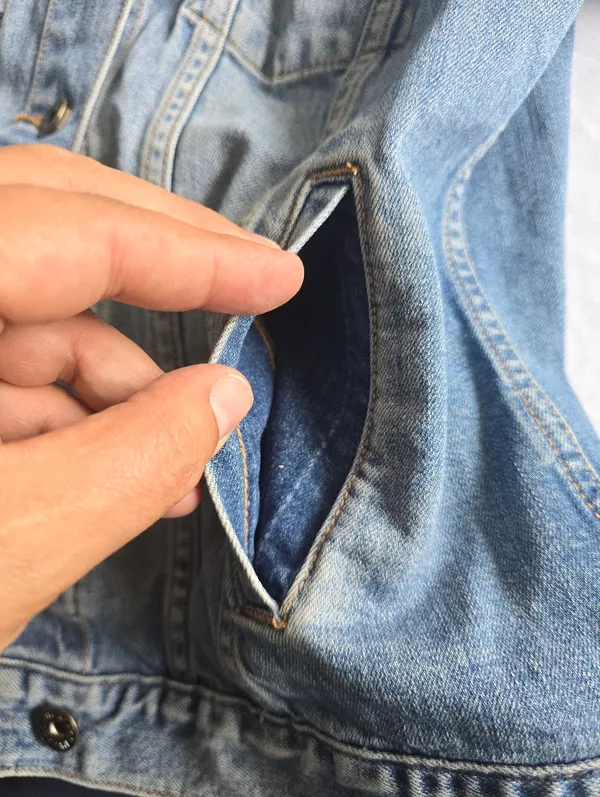 Lucky‎ Brand Light Blue Classic Denim Jacket Size M - Image 13