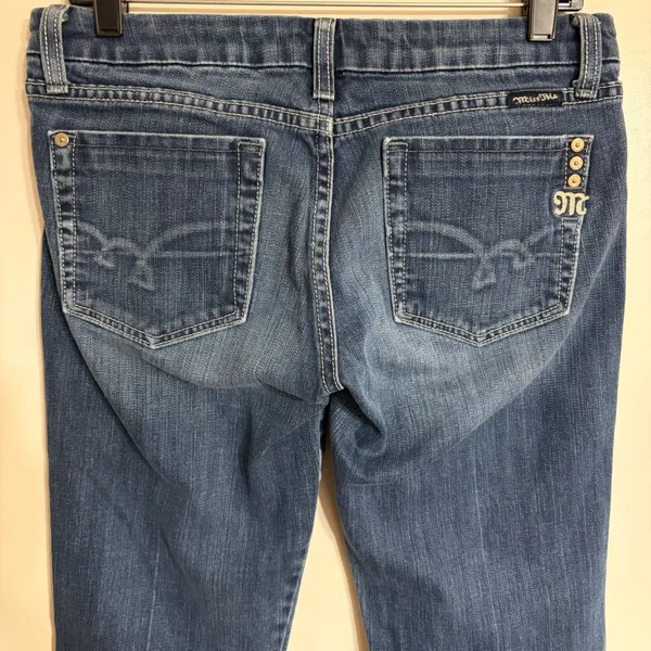 Miss Me Women Dark Wash Bootcut Jeans JP4818 Size 31 Stretch Denim - Image 9