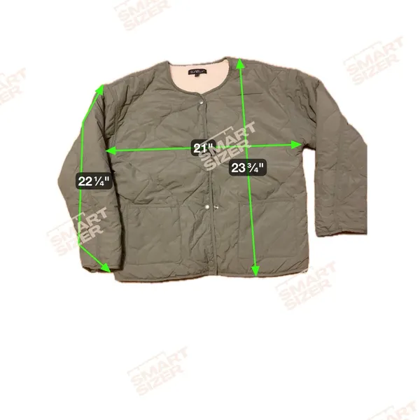 Velvet Heart Quilted Puffer Jacket - Gray - Image 8