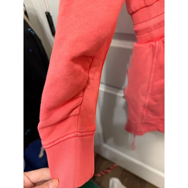 Free People Movement Hot Shot‎ Romper Tulip Pink V-Neck Fleec NWT - Image 8