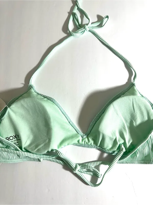 Roxy Women’s Mind Of Freedom Fixed Triangle Bikini Top Sz Medium - Image 3