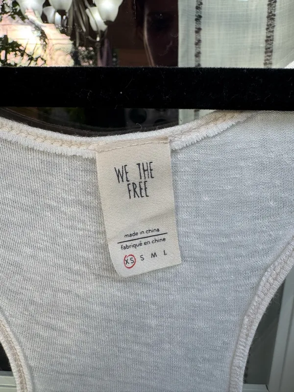Y💐We The Free Women's White Scoop Neck Tank - Image 5