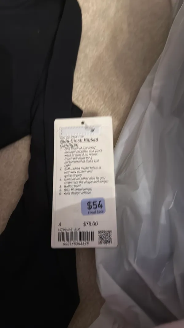 Lululemon side cinch ribbed cardigan - Image 2