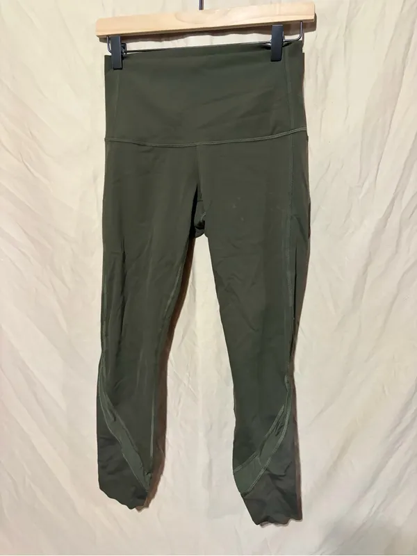 Lululemon Wunder Under High-Rise Crop 23" *Updated Scallop Full-On Luxtreme - Image 3