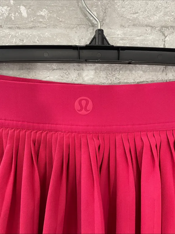 Lululemon Varsity High-Rise Pleated Tennis Skirt Glaze Pink - Image 3