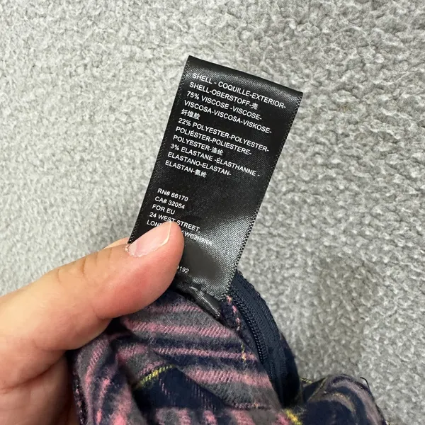 Urban Outfitters Pants 0 Plaid Tartan Preppy Grunge Retro Academia‎ Workwear Y2K - Image 9