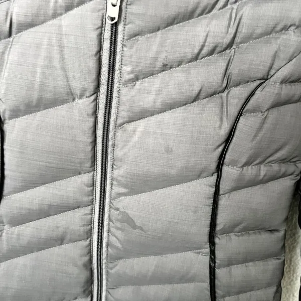 [Spyder] Gray Timeless Long Down Filled Hooded Puffer Jacket Winter Coat Small S - Image 7