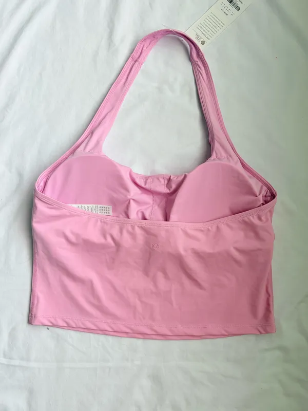 CRZ YOGA RY045 Bikini Top XL 14 Vita Pink NWT - Image 3