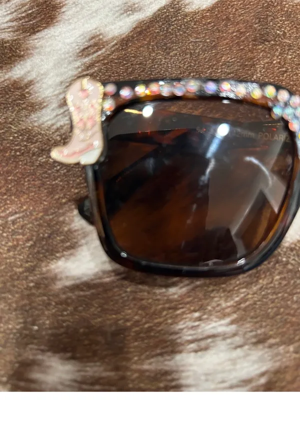 Western cowboy boot sunglasses brand new handmade - Image 2