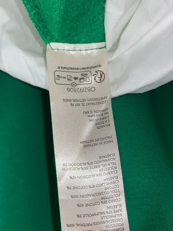 Anthropologie Maeve Green Long Sleeve V-Neck Twofer Knit Ruffle Pullover $118 L - Image 10