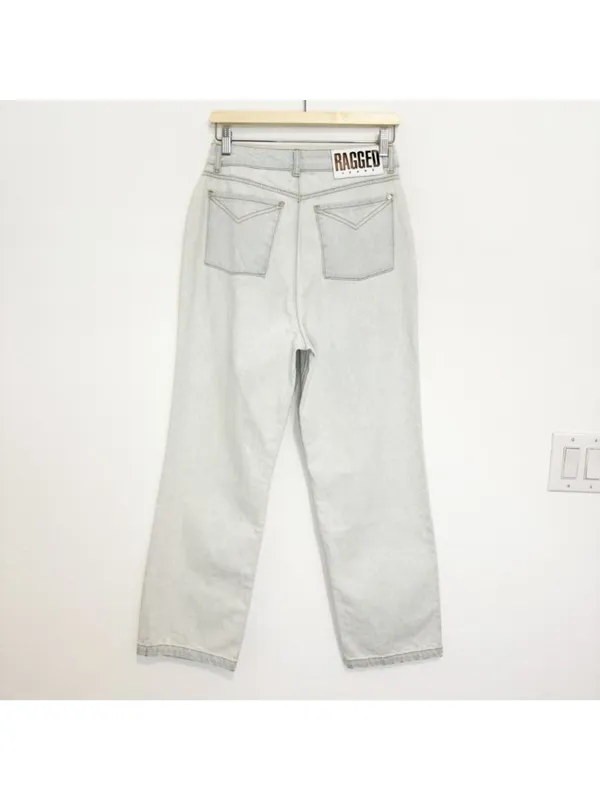 The Ragged Priest Dad Jeans Size 30 Light Wash Cotton‎ Baggy Y2K Grunge Slouchy - Image 10