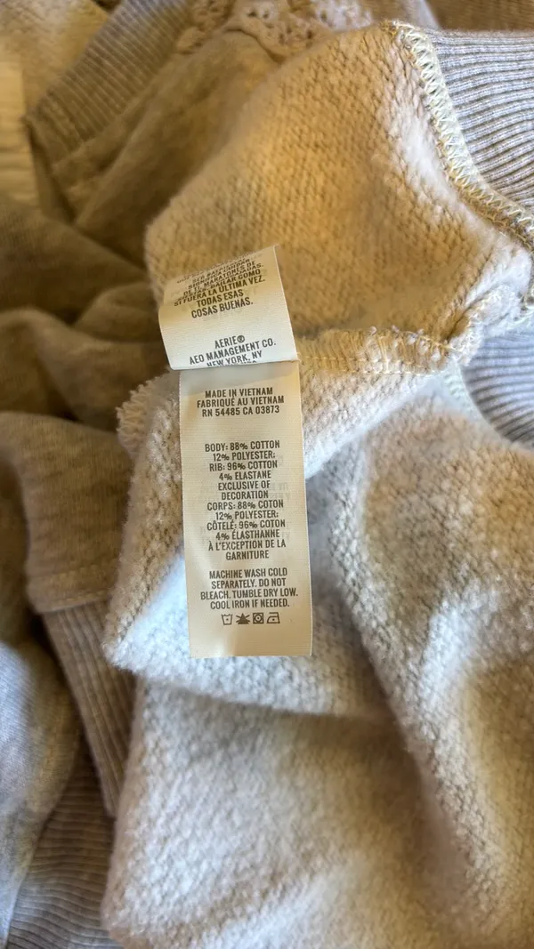 Aerie Lace Trim Crew Neck - Image 5