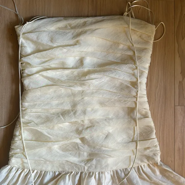 Zara Cream Dress - Image 2
