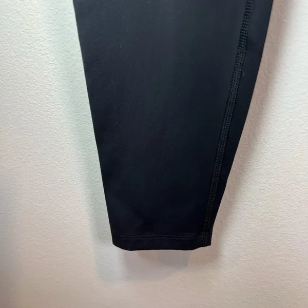 CRZ YOGA High Waisted Leggings Black Buttery Soft Drawstring 29" Athletic Medium - Image 4