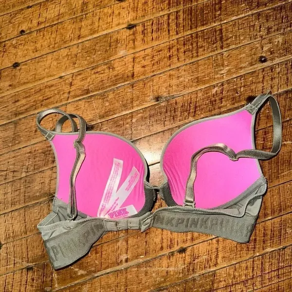 Victoria’s Secret Pink gray 34A wear everywhere push-up bra - Image 2