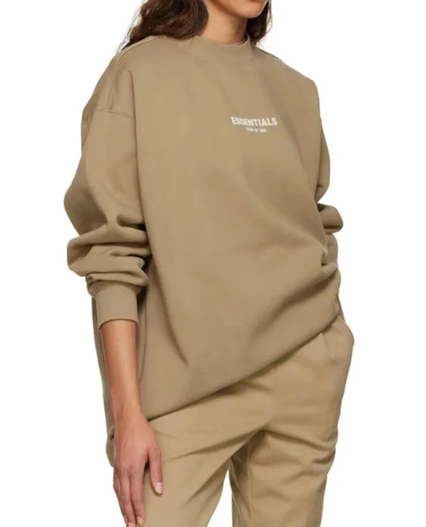 Fear of God Essentials Tan Sweater - Image 2