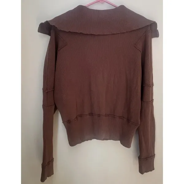 Free People Not So Ordinary Washed Hoodie Pullover Shirt Size S‎ - Image 6
