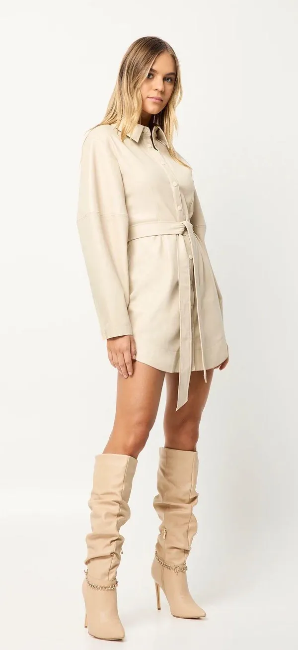 Sabrina Dress in Bone Small - Image 3