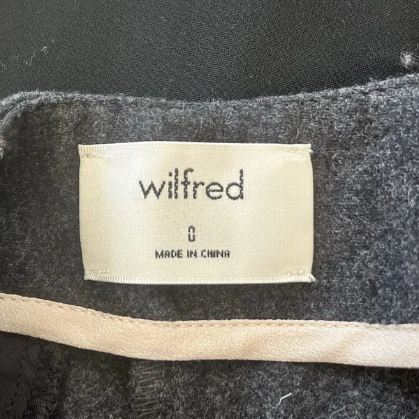 Aritzia Wilfred Chambery Trouser Pants 0 Wool‎ Cashmere Blend High Waist Ankle - Image 7