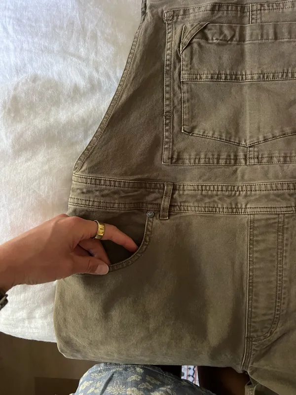 Backcountry canvas overalls Tan Size M - Image 13