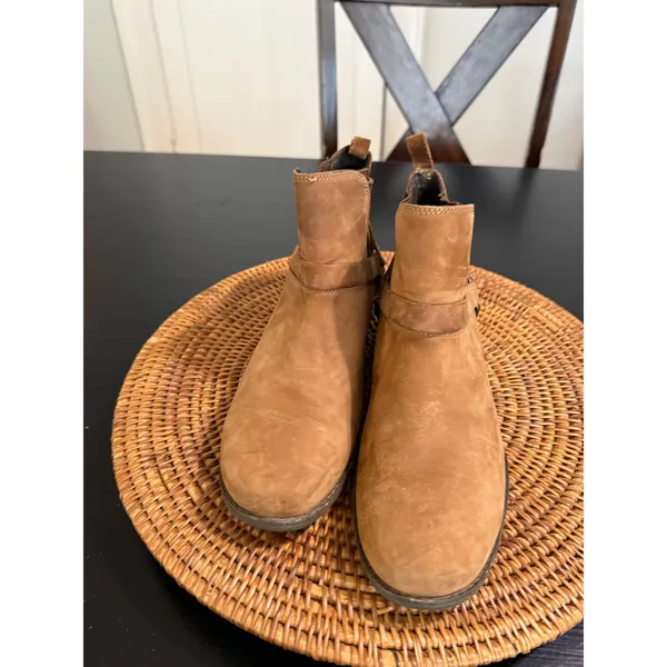 Teva De La Vina Dos Chelsea Boots Brown Leather Waterproof Ankle 1017146 Mens 9 - Image 3