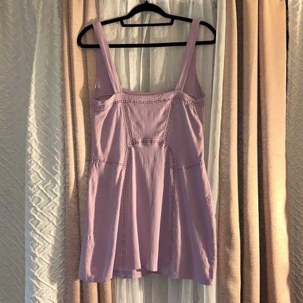 Free People Intimately Size S Lilac Mini Dress - Image 6