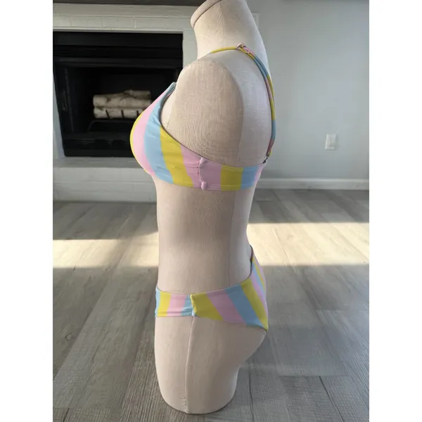 Womens small striped swim suit - Image 6