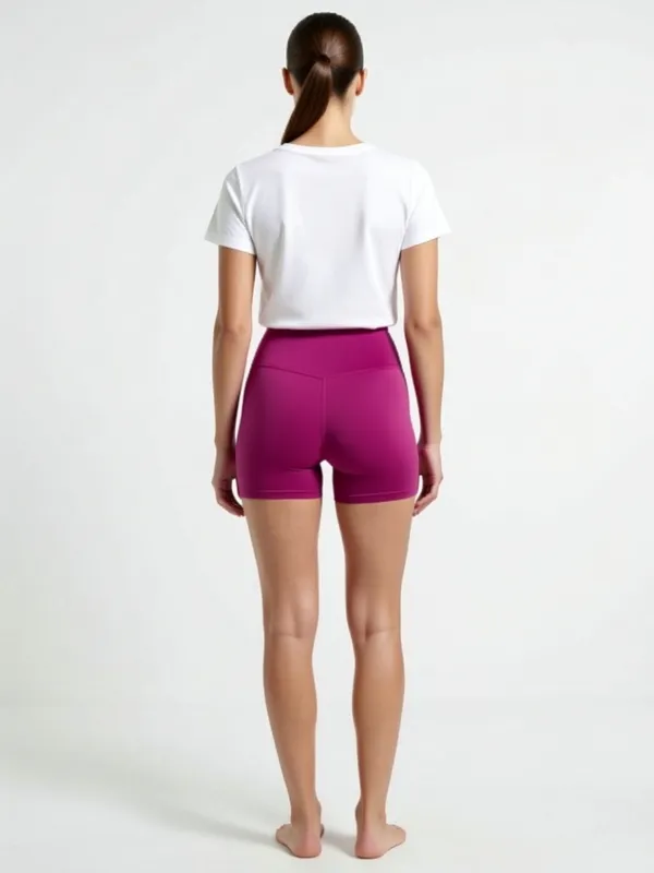 Gym Shorts Purple Size L - Image 2