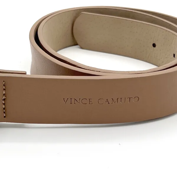 Vince Camuto Womens Leather Belt‎ Brown Casual Fashion Medium Classic Career - Image 2