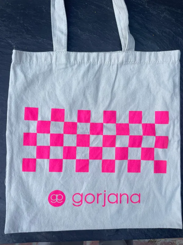 Gorjana cream tote bag - Image 3